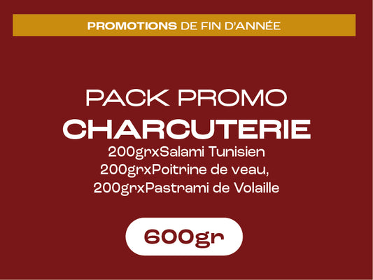 Pack Promo Charcuterie - 600gr