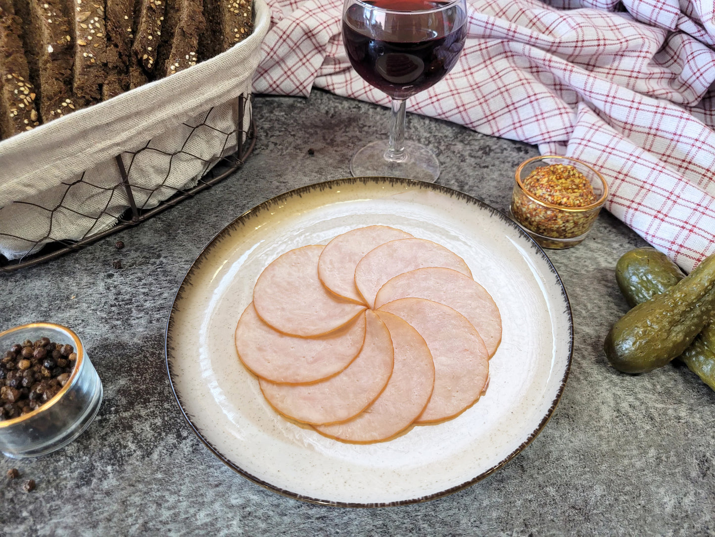 Poitrine de Poulet fumée en tranches - 200gr