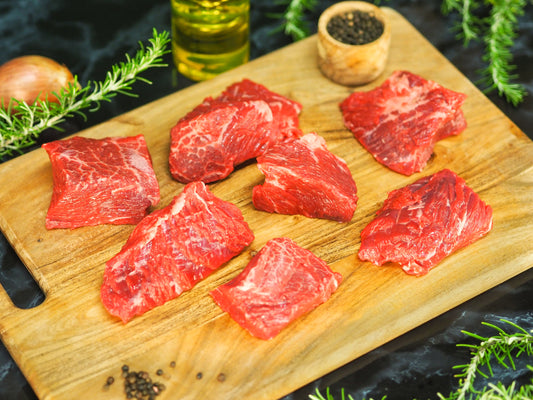 Bourguignon de boeuf en cubes